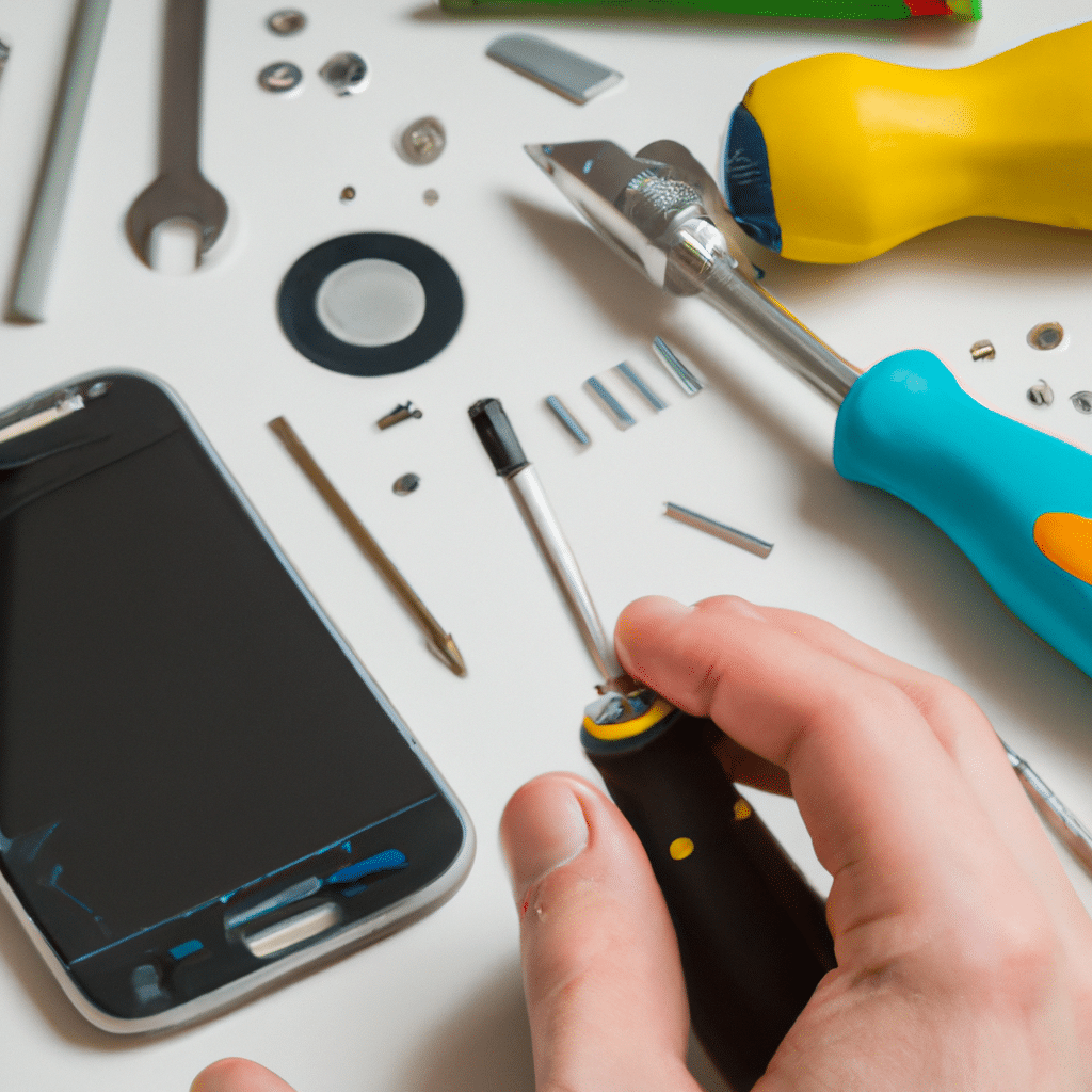 How to fix a smartphone with a broken home button flex cable