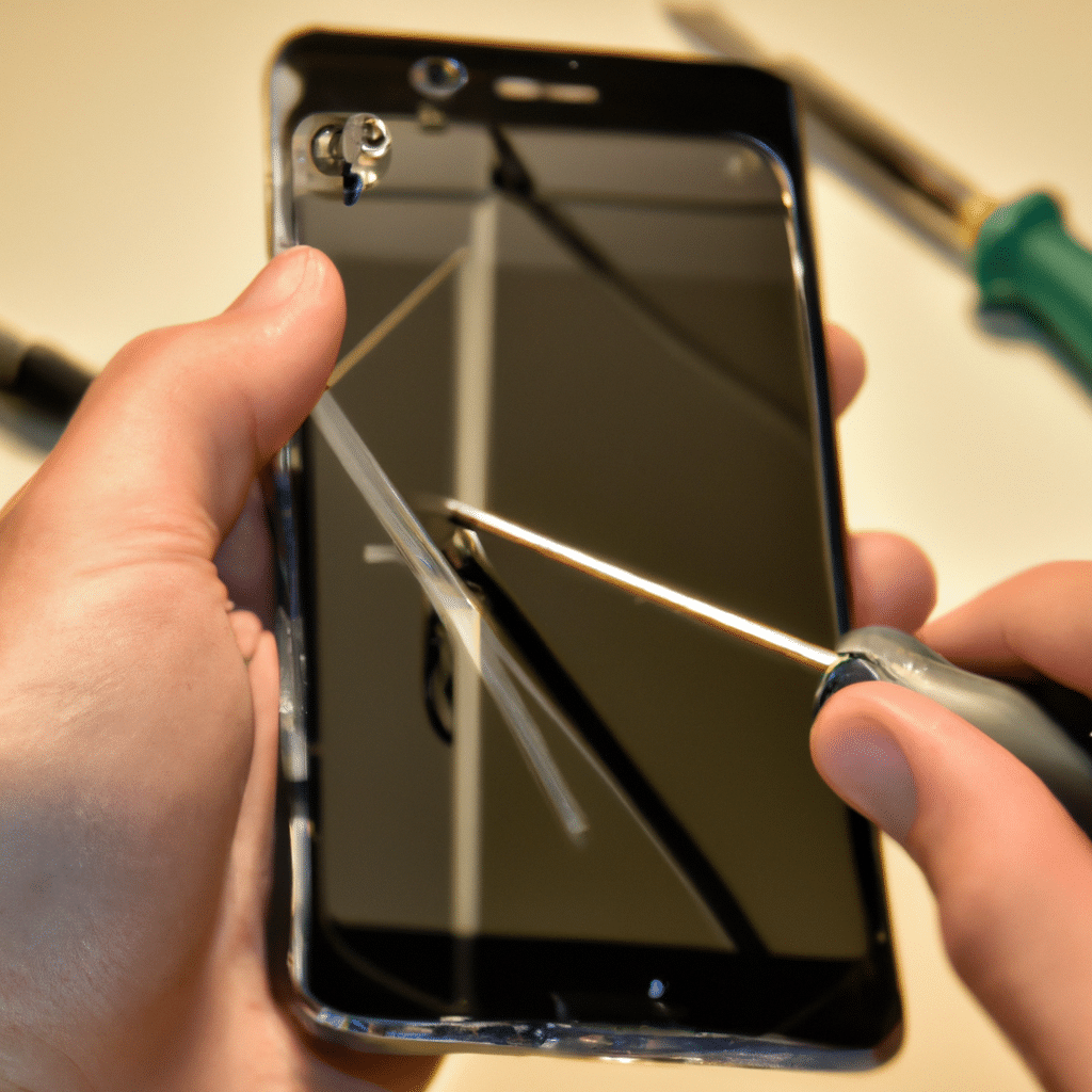 How to fix a smartphone with a damaged touch screen