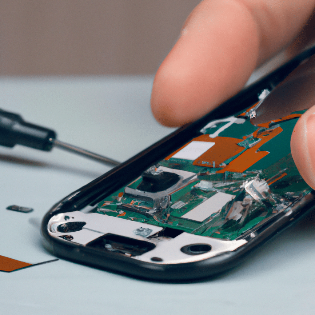 How to repair a smartphone with a broken fingerprint scanner