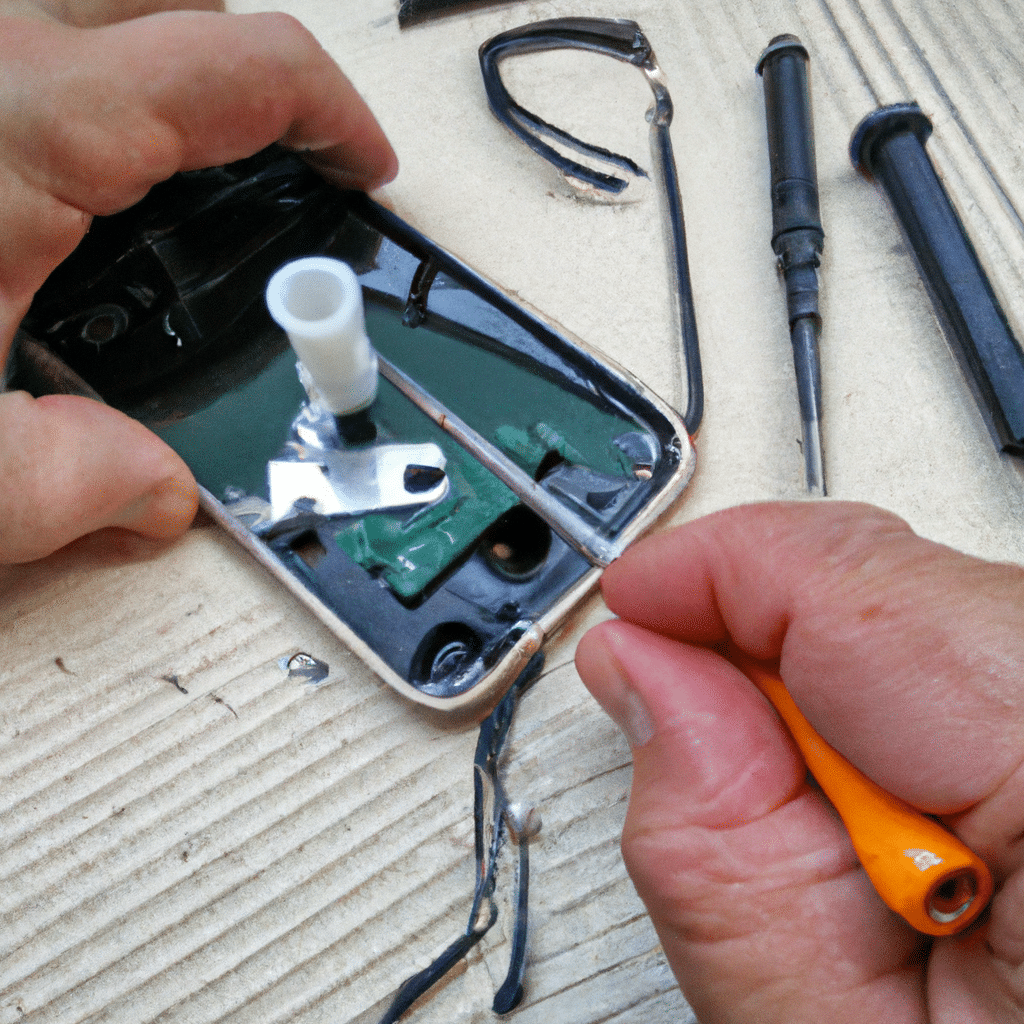 How to repair a smartphone with a broken volume button