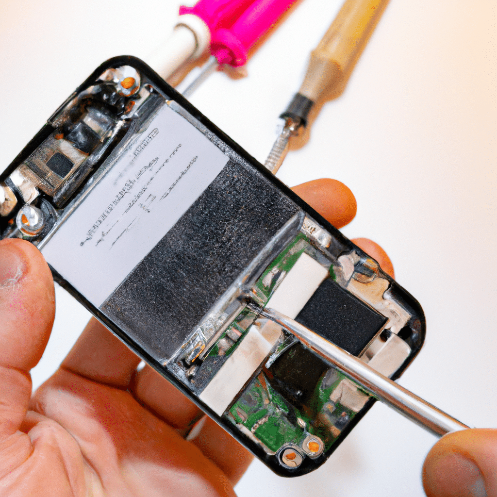 How to repair a smartphone with a damaged display connector