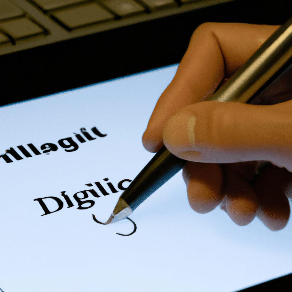 The benefits of using a digital signature on your computer