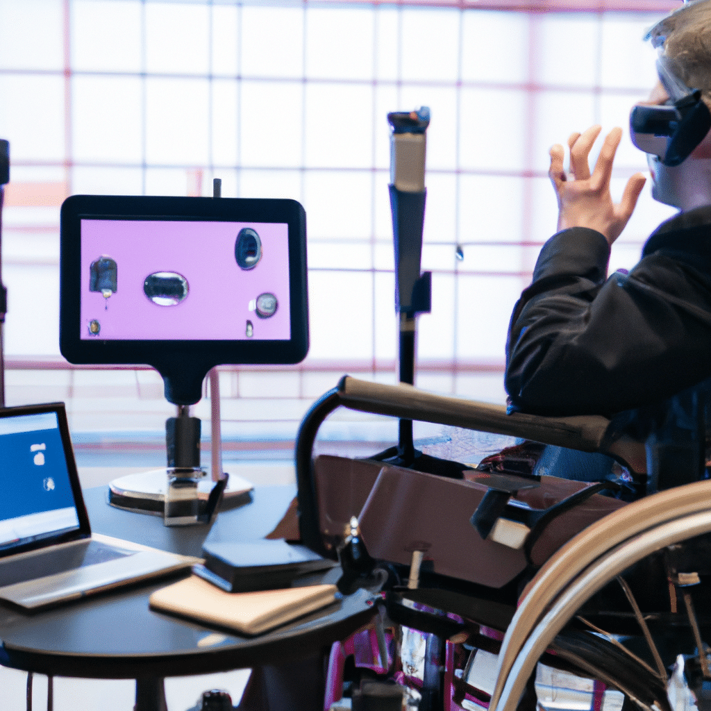 The use of AI in improving accessibility for people with disabilities
