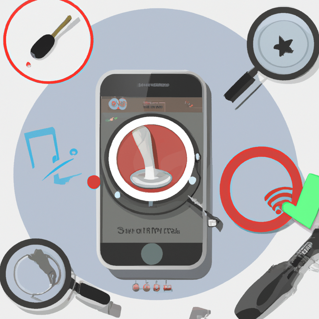 Troubleshooting guide for a smartphone with a broken microphone