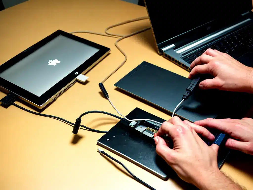 Fixing a Broken Laptop Charging Port Yourself