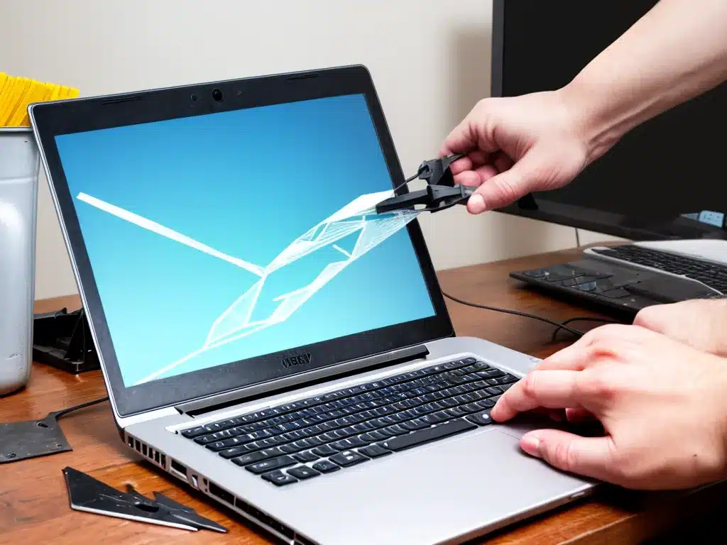 How To Fix A Broken Laptop Screen