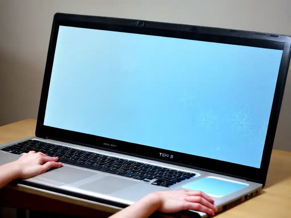 How to Fix a Frozen Laptop Screen