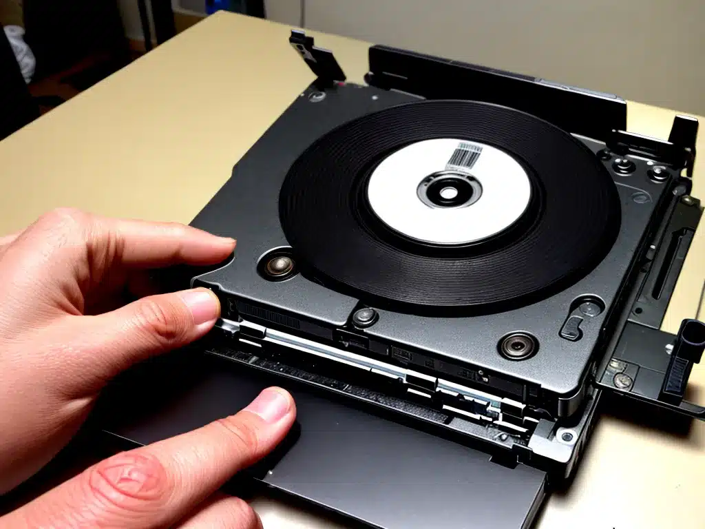 How to Fix a Jammed Laptop Optical Drive