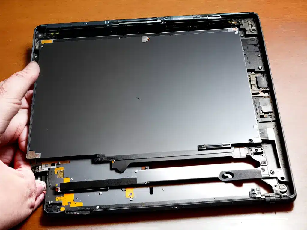 How to Replace a Broken Laptop Screen Hinge