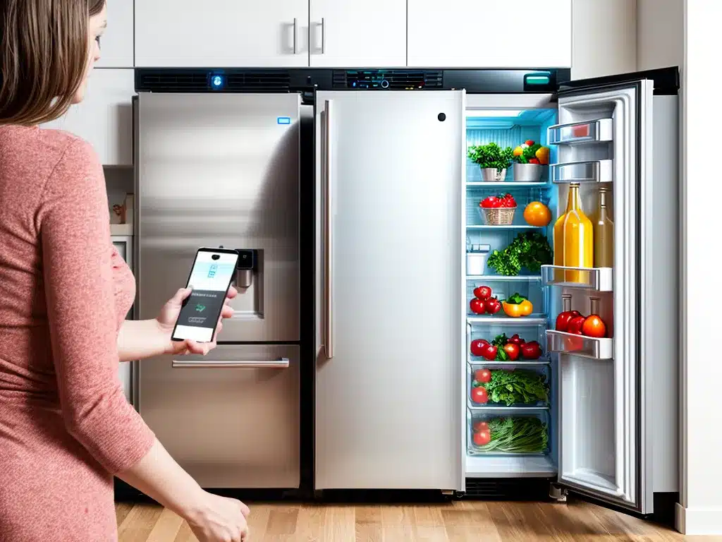 IoT Fridges: High-Tech Food Management for Busy Households