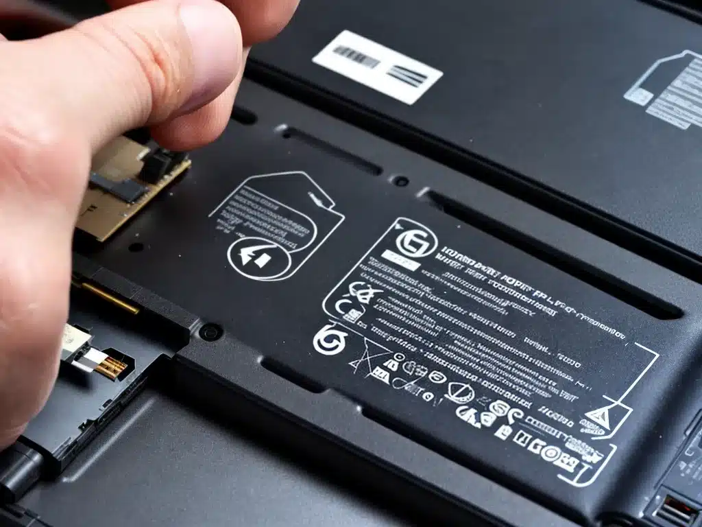 Replacing Your Laptop Battery When It No Longer Holds a Charge