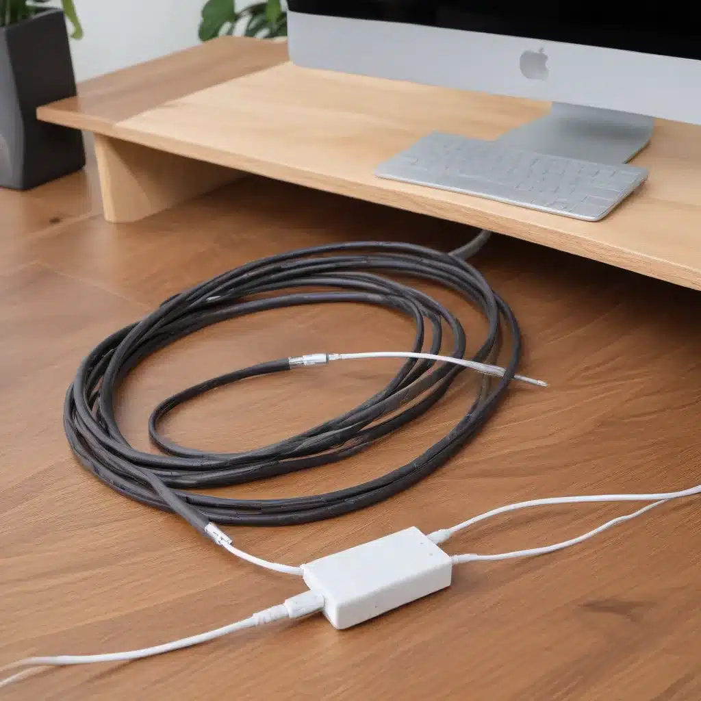 Keep Cords Tangle-Free With Cable Management