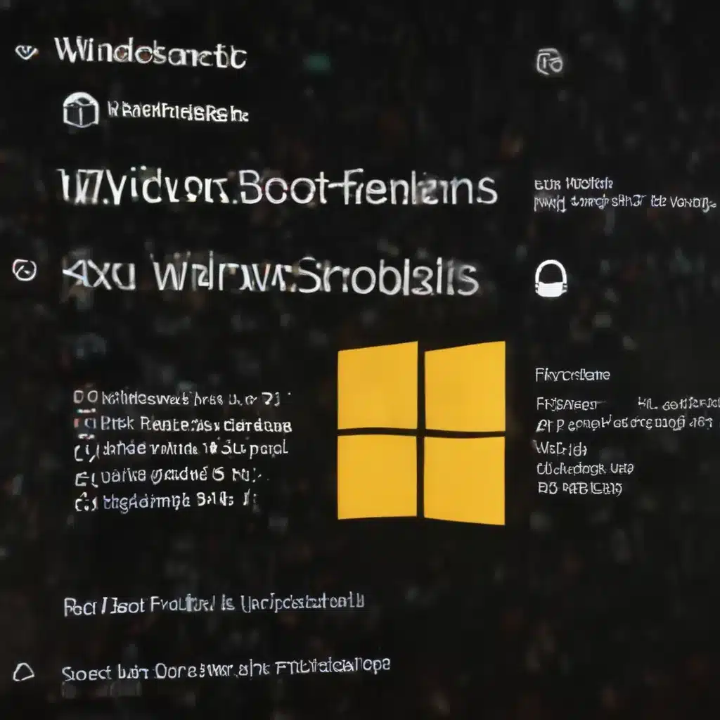 Fix Windows Boot Problems