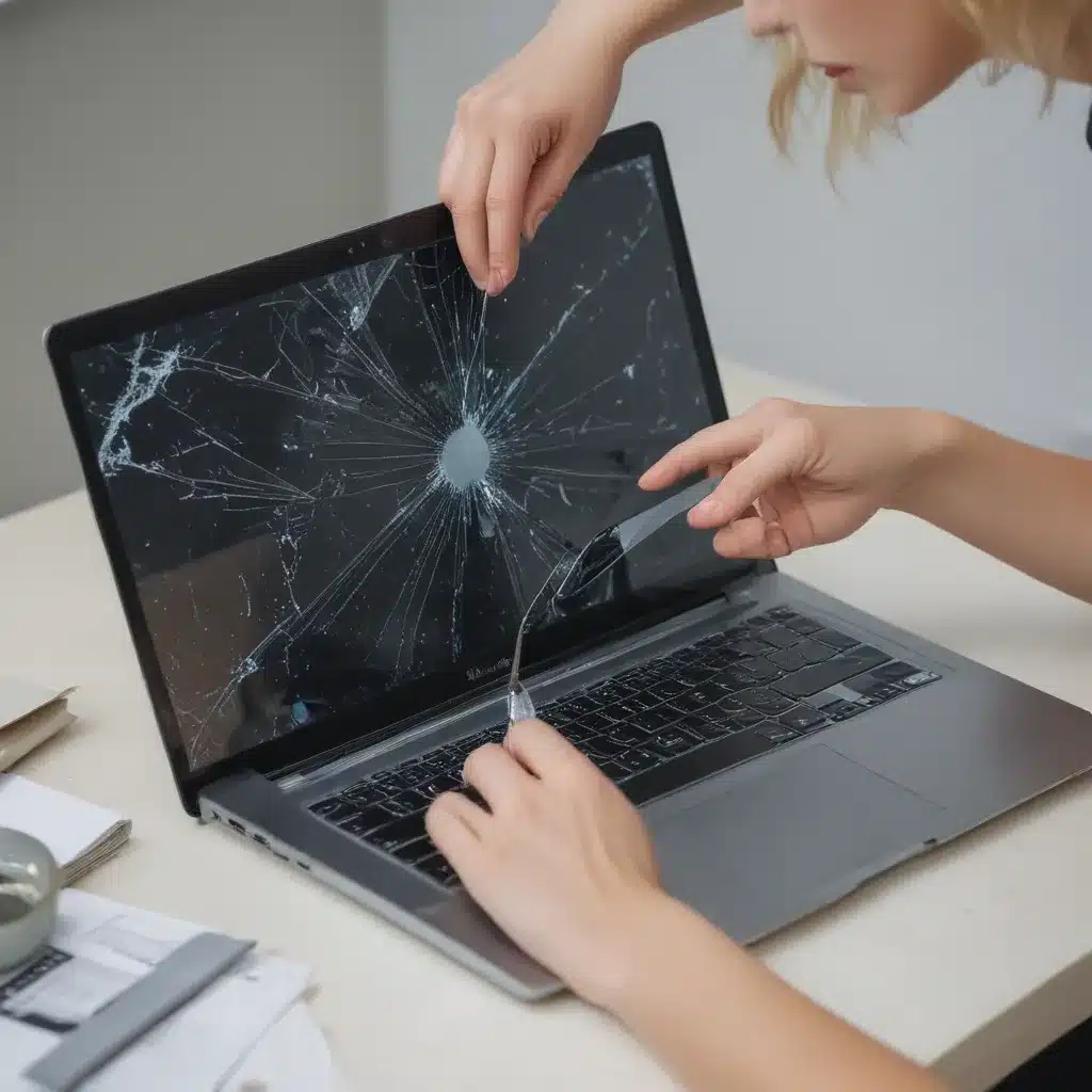 Fixing a Broken Laptop Screen at Home