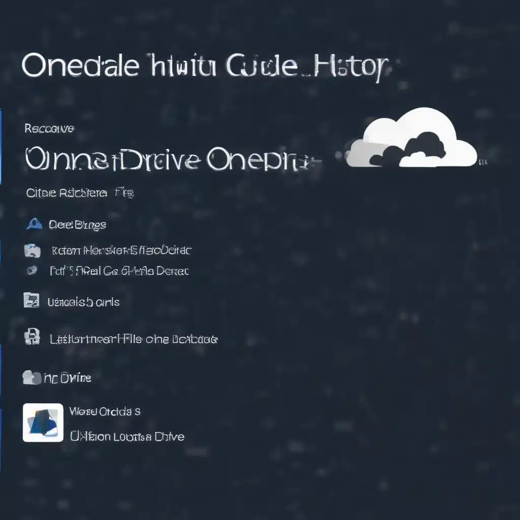 Recover Lost Files with OneDrive Version History