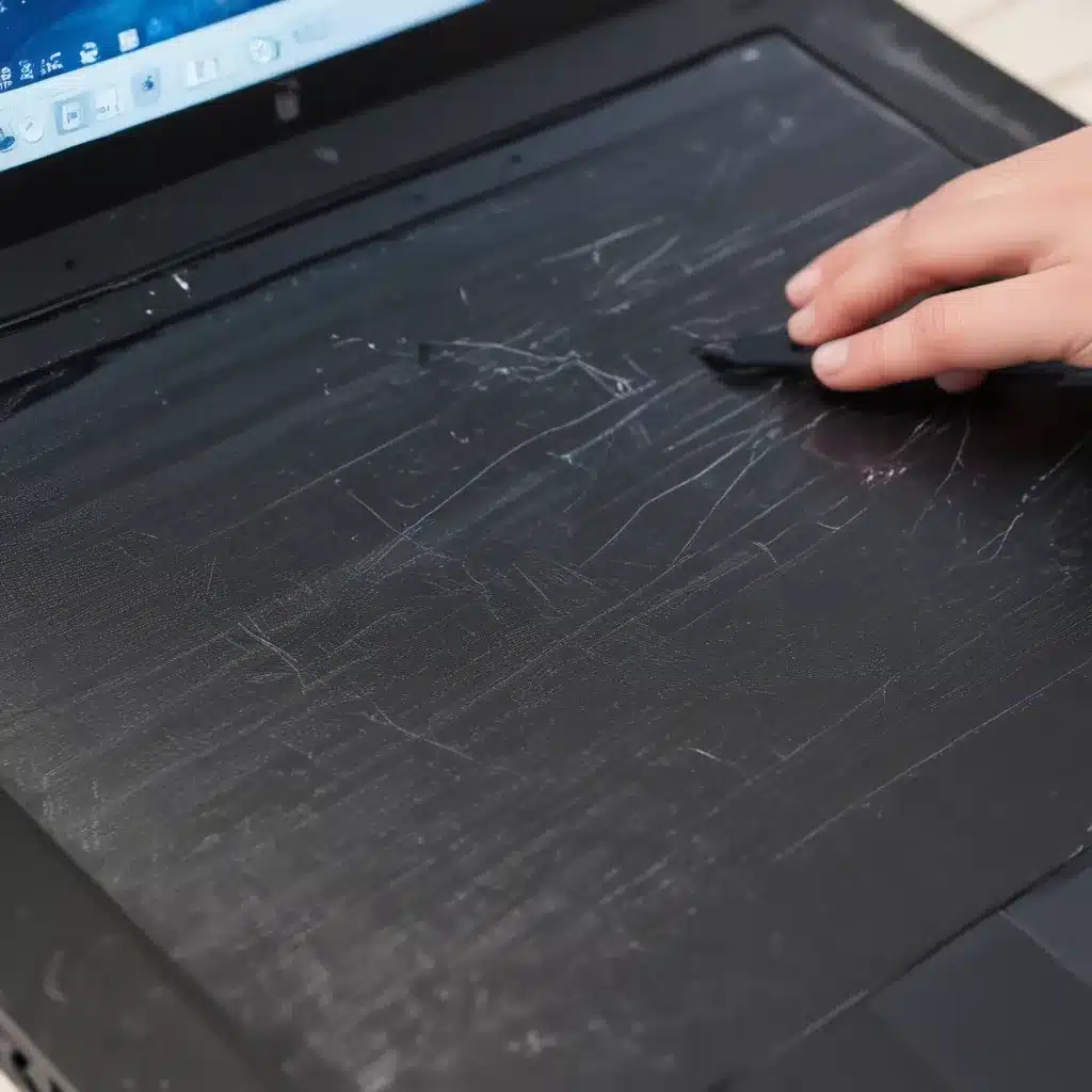 Repairing Scratched Screens on Laptops