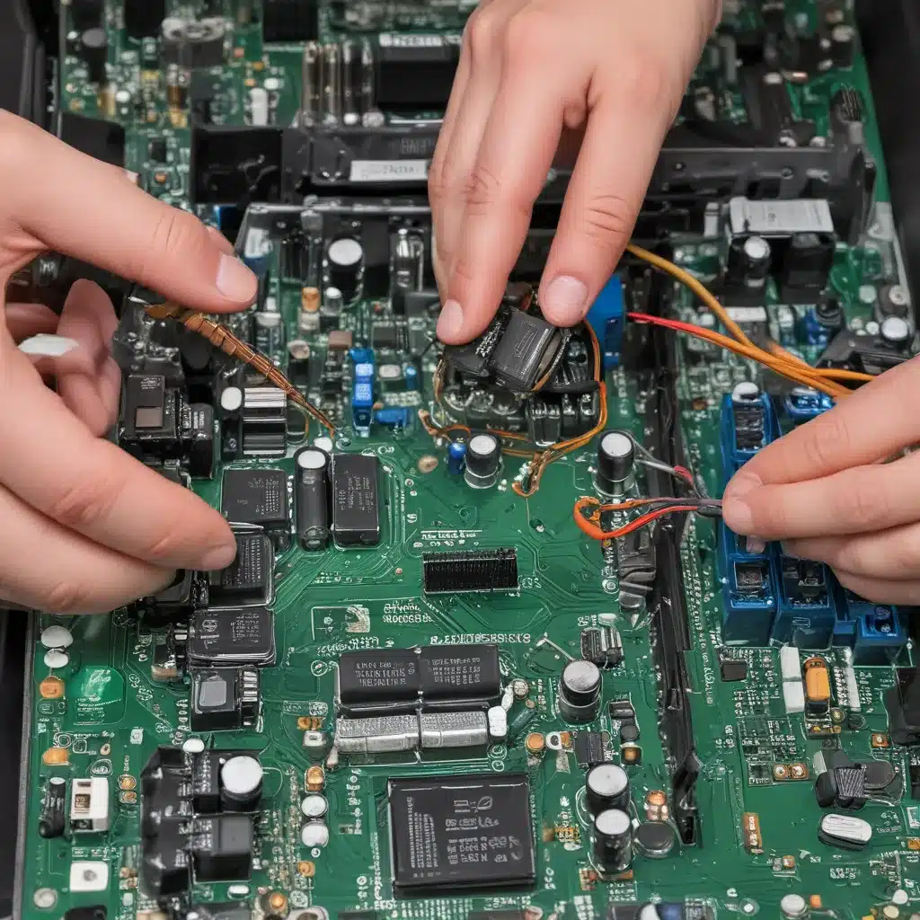 Replacing Faulty Capacitors on Motherboards