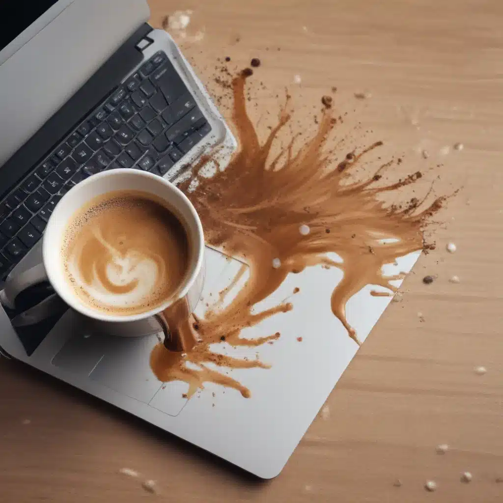Spilled Coffee on Your Laptop? Well Clean It Up