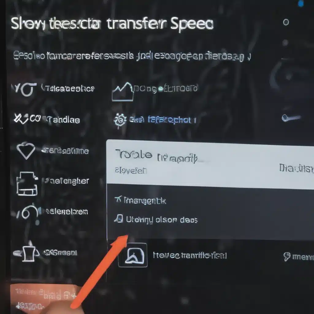 Troubleshoot Slow Transfer Speeds