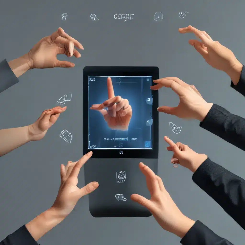 Using Touch Screen Gestures