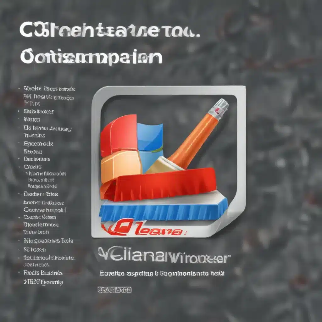 CCleaner: The Windows Optimization Toolkit