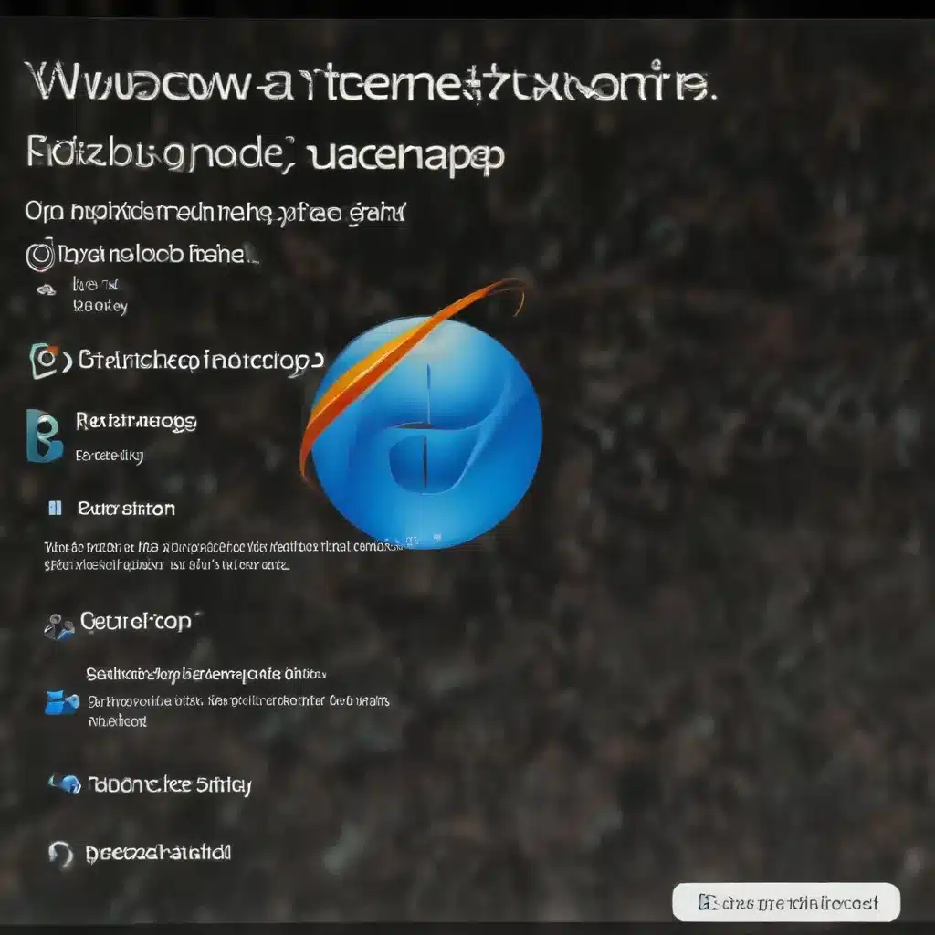 Fix Windows Internet Explorer Not Working