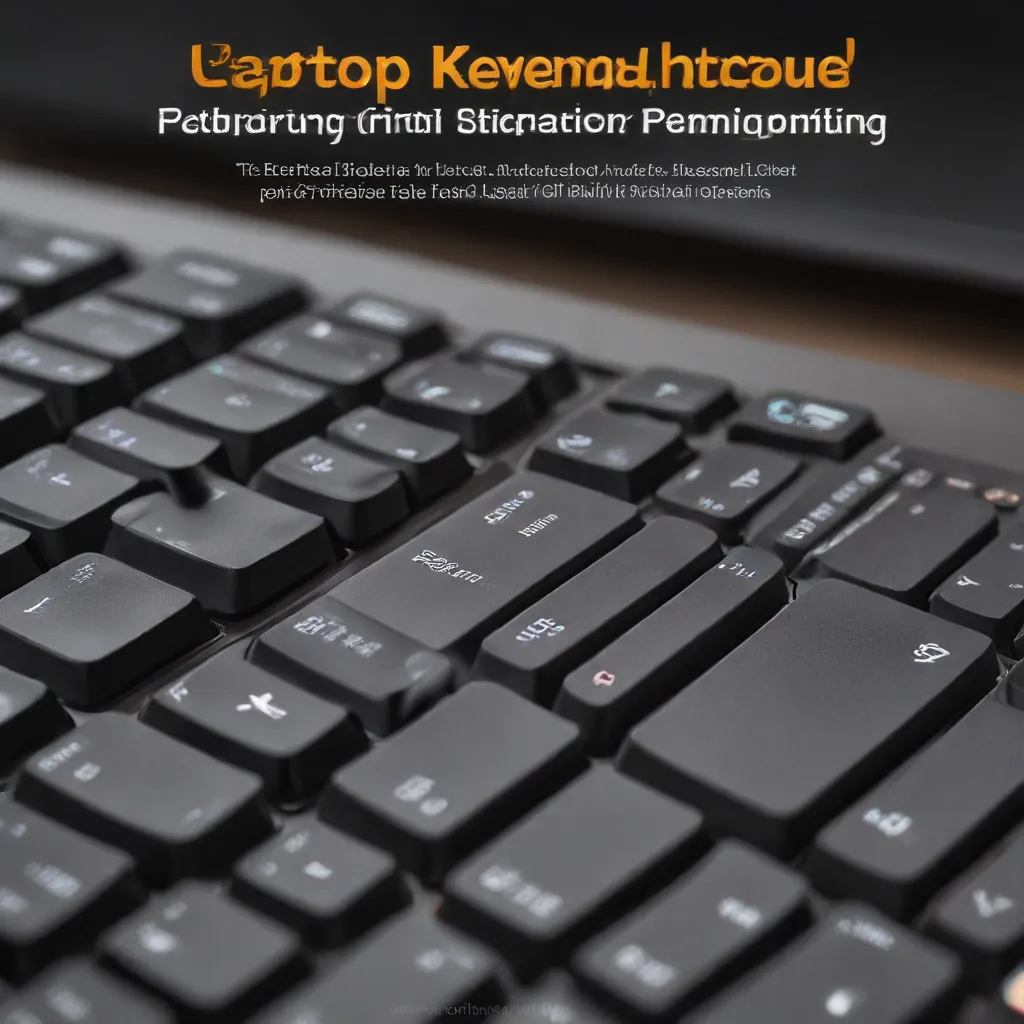 Laptop Keyboard Shortcuts: Boosting Productivity with Efficient Navigation, Automation, and Advanced Computing Capabilities for Power Users, Tech Professionals, and Multitaskers