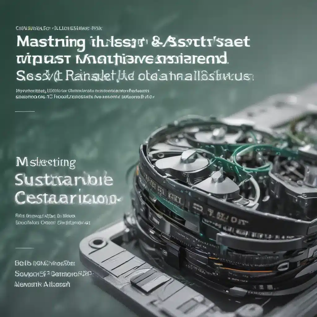 Mastering IT Asset Management: Optimizing Lifecycle, Cost, and Risk for Improved Visibility, Sustainable IT Operations, and Business Alignment