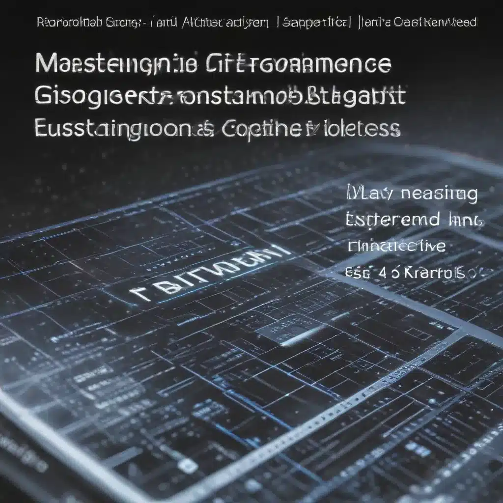 Mastering IT Governance and Alignment: Ensuring IT Investments Support Strategic Business Objectives and Competitive Advantage