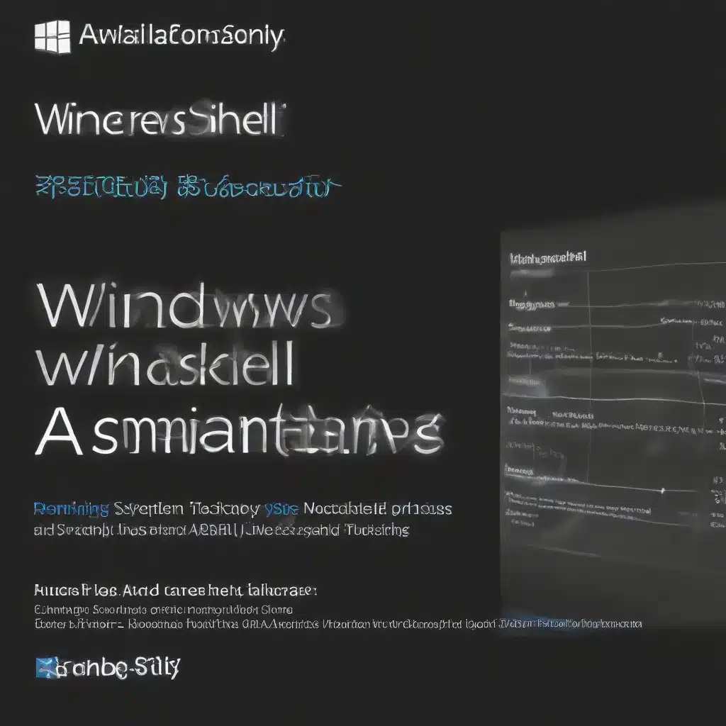 Mastering Windows PowerShell: Streamlining System Administration Tasks and Automation