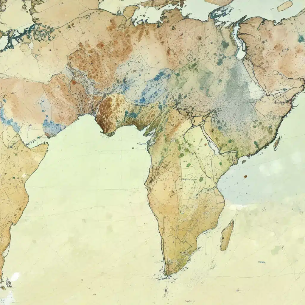 Microbial co-occurrence network demonstrates spatial and climatic