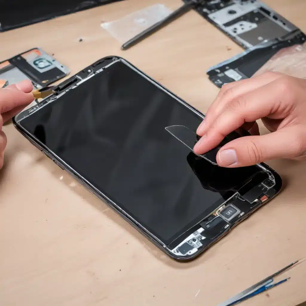 Repairing a Damaged Smartphone Touchscreen Display