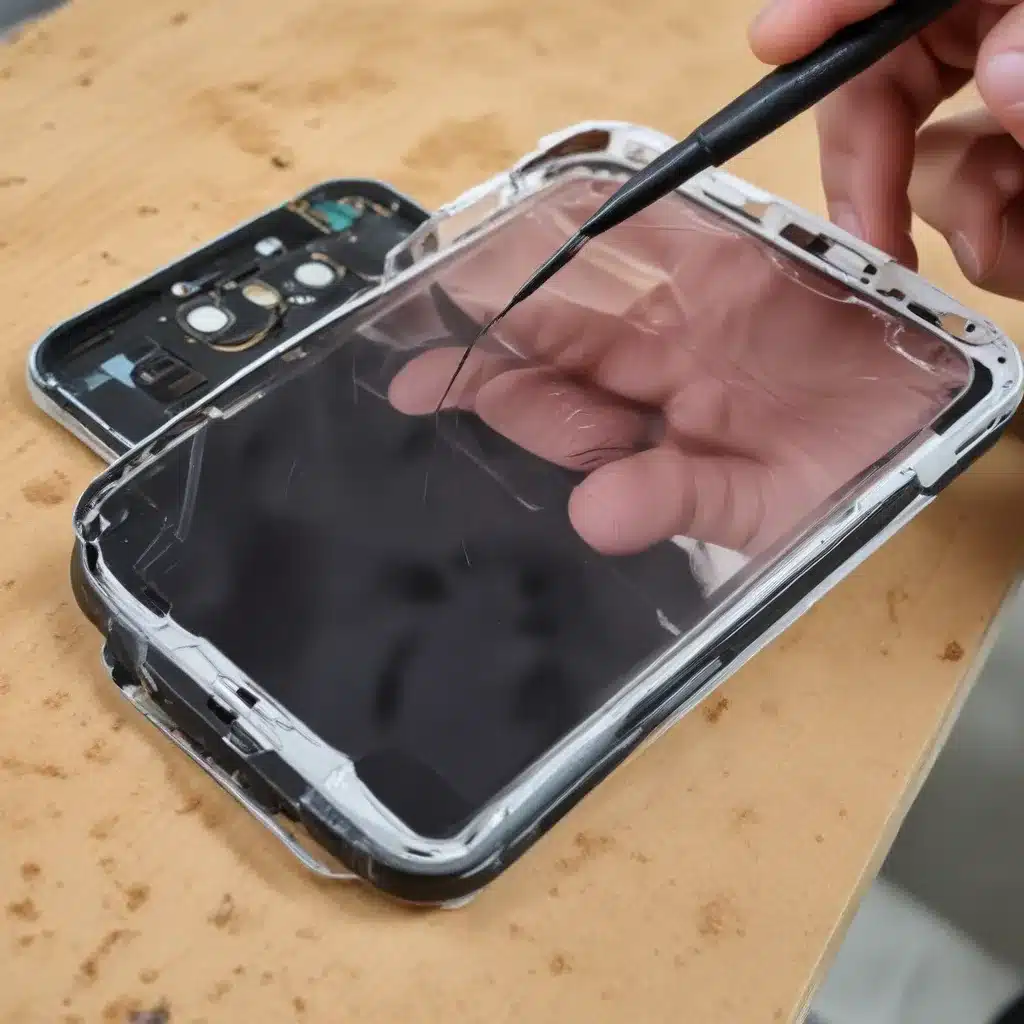 Repairing a Scratched Smartphone Screen: Restoring the Display to Like-New Condition