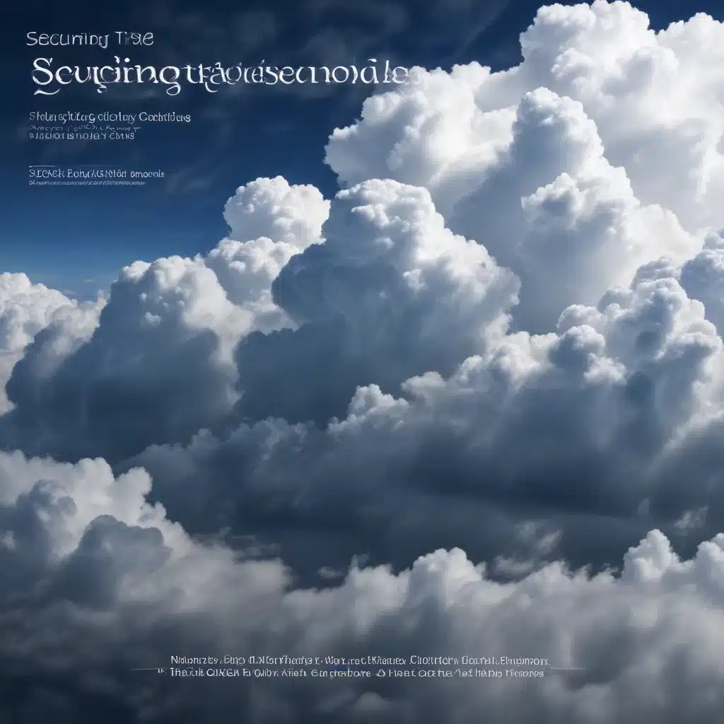 Securing the Cloud: Strategies for Mitigating Risks in Cloud Computing Environments