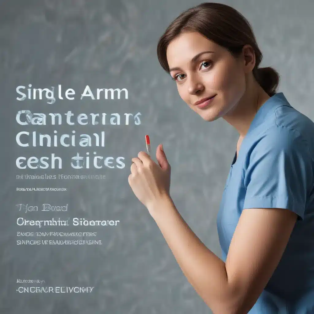 Single-arm clinical trials: design, ethics, principles