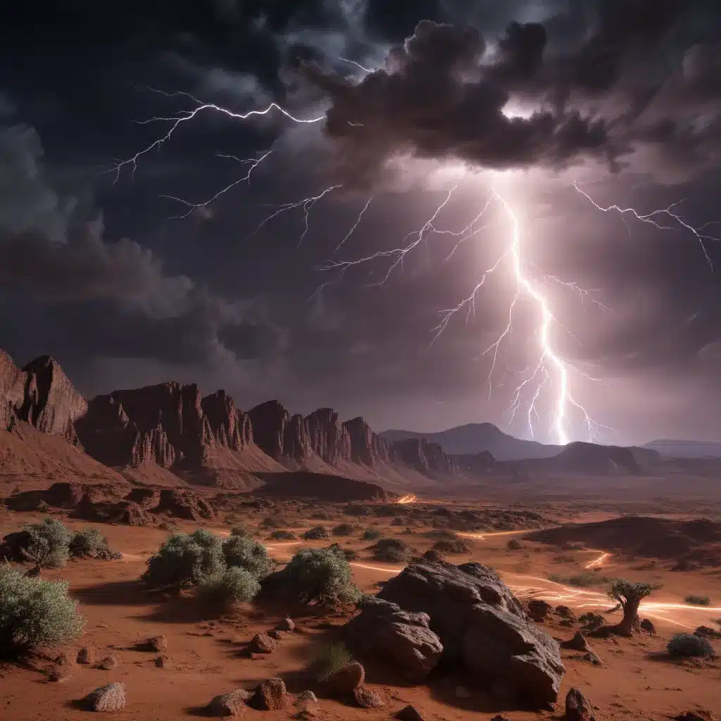 The effect of lightning on the atmospheric chemistry of exoplanets in habitable zones