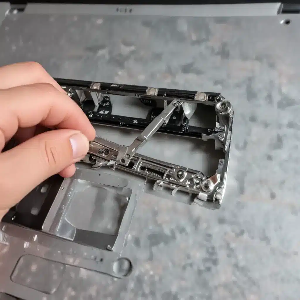 Repairing Broken Laptop Hinges and Chassis Damage